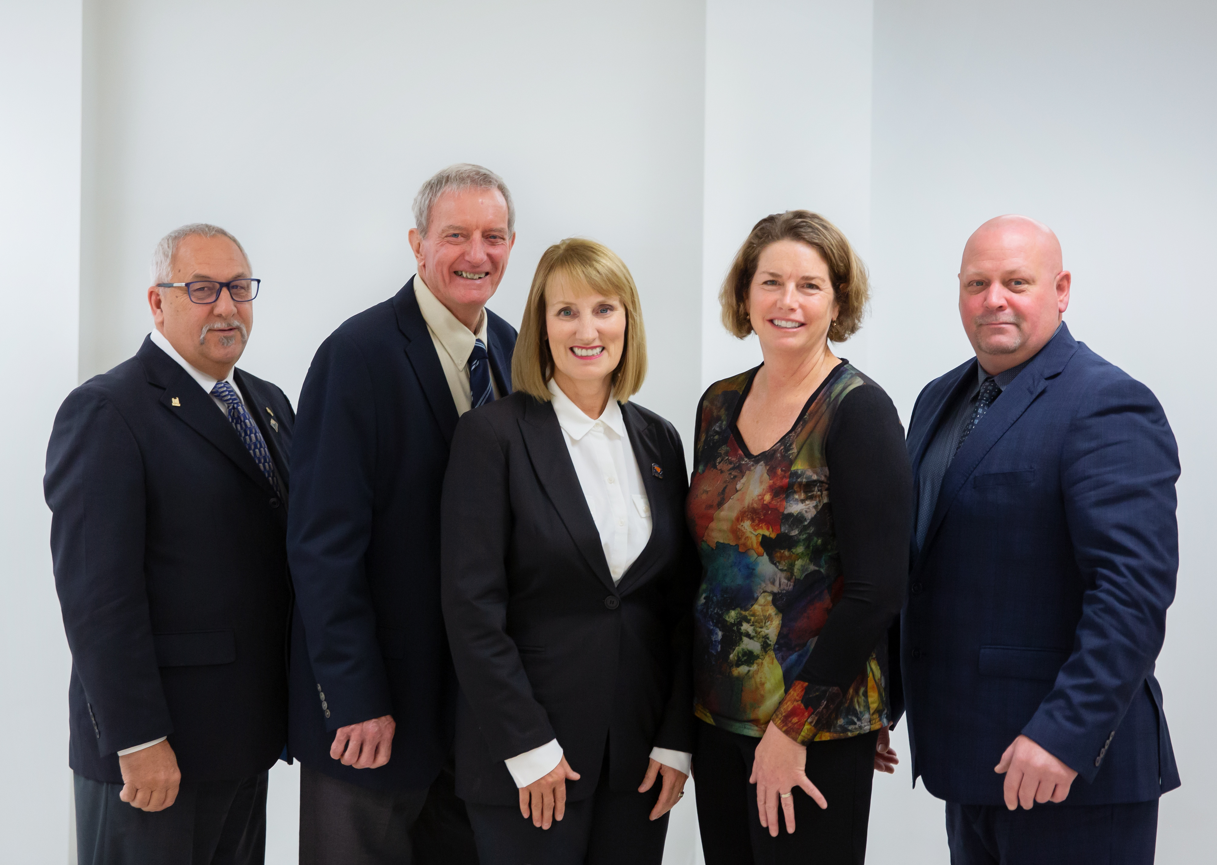 From left to right the people are: Councilor Terry Kelly, Councilor Steven Trahan, Councilor Erika Lougheed, Deputy Mayor Michel Voyer, Mayor Pauline Rochefort, CAO Jason Trottier 